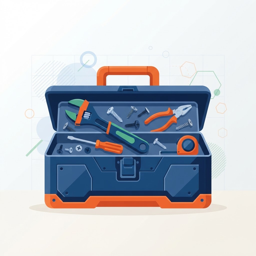 Do-it-yourself toolbox, representing the builder route